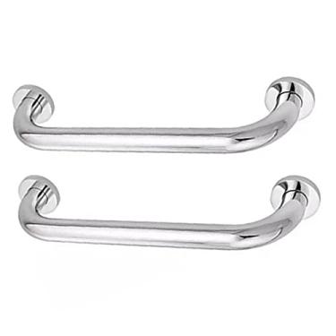 Imagem de Alça Apoio Banheiro Barra Inox 30cm Idoso Deficiente Cadeirante Acessibilidade