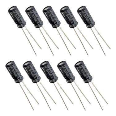 Imagem de Capacitor Eletrolítico 0,47uF 50V - Kit 10 Peças