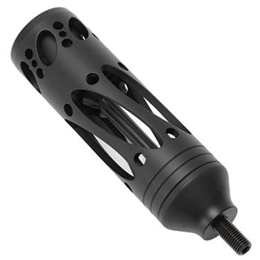 Imagem de Vomeko Estabilizador de arco de alumínio CNC de 20 cm para arco composto e recurvo, estabilizador de arco e flecha, 20 cm, alumínio, amortecedor, caça, absorção de choque, kit estabilizador de arco preto