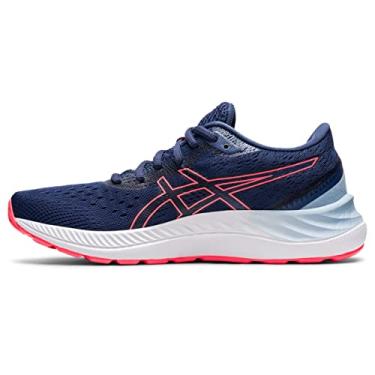 Imagem de ASICS Women's Gel-Excite 8 Running Shoes, 6, Thunder Blue/Blazing Coral