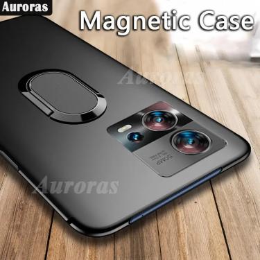 Imagem de Capa de anel magnético macio para Motorola  Edge 30  40  Fusion  Neo  Ultra 5G  E13  G14  G23  G53