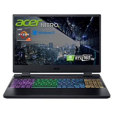 Imagem de Acer Laptop para jogos Nitro 5 | AMD Ryzen 7 6800H | GeForce RTX 3070 Ti GPU |Tela IPS QHD 165Hz de 15,6" | RAM DDR5 de 32 GB | SSD PCIe de 1 TB | Killer Wi-Fi 6 | Teclado retroiluminado RGB de 4 zonas