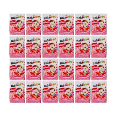 Imagem de PACK BEBIDA LÁCTEA UHT MORANGO ITALAKINHO 200ML - 24 UNIDADES