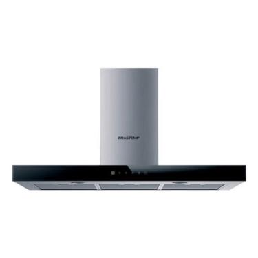 Imagem de Coifa De Parede 90cm Inox Touch On Glass 127v - Brastemp