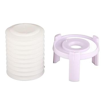 Imagem de Extrator de ovos cozidos, descascador criativo, descascador de casca de ovo, descascador, ferramentas de cozinha portáteis, removedor de casca de ovo (branco)