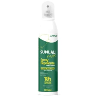 Imagem de Repelente contra Insetos Sunlau Max Spray Proteção 10h Hipoalergêncico c/Icaridina 100ml