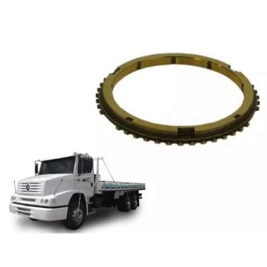 Imagem de ANEL SINCRONIZADOR 1A 2A MARCHA MB CAMBIO ZF S5680 S6680 LK1218 LK1418 LK1620 OF1318 OF1418 OF1620 OF1721 OH1318 OH1421 OH1621 OH1720 mb BENZ