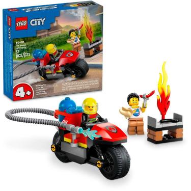 Imagem de Lego City Motocicleta dos Bombeiros 60410 57pcs