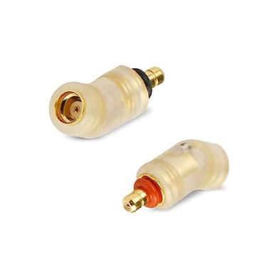 Imagem de okcsc Adaptadores para Westone Pro X10-X50 macho para cabo MMCX compatível com fones de ouvido MACH10-80 ou Linum BAX T2 qualidade de som sem perdas, um par de conversor de fone de ouvido transparente
