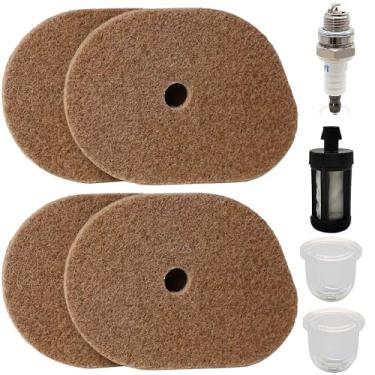 Imagem de Pacote com 4 filtros de ar FS56 para Stihl FS40 FS40C FS50 FS50C FS50L FS56 FS56R FS56C FS56RC FS70 FS70C FS70RC FC56C FC70C KM56R KM56C KM56RC HT56C. Substituir 4144 -124-2800 (4 peças)