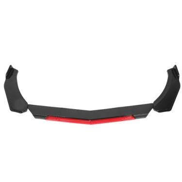 Imagem de Kit de Spoiler Dianteiro de 63 Polegadas Universal ABS Black Splitter, Melhora a Aerodinâmica e a Aparência para 1 Série E90 E91, Substitui Benz W117