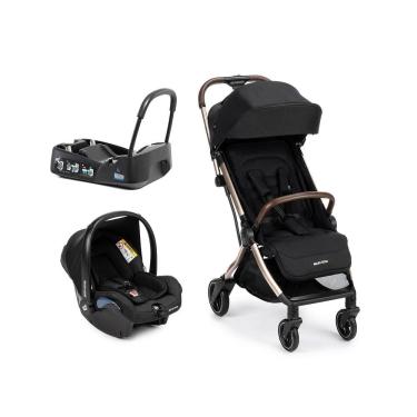 Imagem de Travel System Eva³ Trio 0 a 15 Kg Essential Black Champagne - Maxi-Cosi