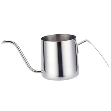 Imagem de Ｂｅｓｇａ Chaleira para café, bule de chá, alça ergonômica, bico longo de pescoço de ganso, aço inoxidável, chaleira de pescoço de ganso para cafeteira, a, 240ml