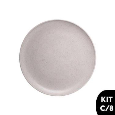 Imagem de Jogo 8 Pratos Raso Em Fibra De Pinho E Pp Pine 27cm Wolff