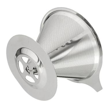 Imagem de Mini Filtro Coador Café Inox Reutilizável Sem Uso De Papel - Top Chef