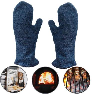 Imagem de Luva Epi Grafatex Térmica Industrial Forno Alta Temperatura Proteção M