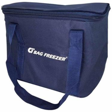 Imagem de Bolsa Semi Térmica 10 Litros Nylon Azul Bag Freezer
