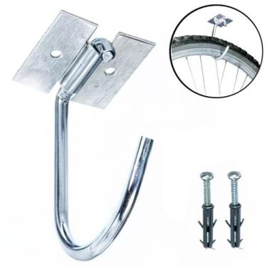 Imagem de Gancho Multiuso Parede Teto Pendure Tudo Bicicleta 20kg Suporte Aço Zi