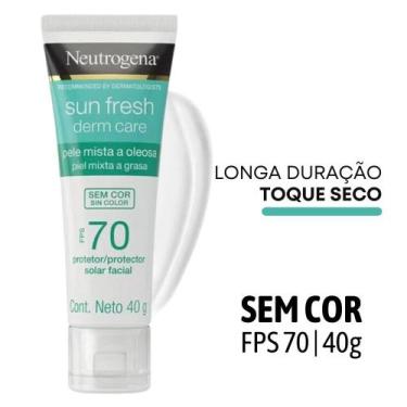 Imagem de Filtro Solar Facial FPS 70 Sem Cor Oil Free Toque Seco Sunfresh Neutro