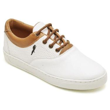 Imagem de Tênis Casual Polo Blu Infantil Masculino, 27, Branco