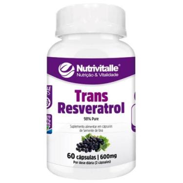 Imagem de Trans Resveratrol 600Mg 60 Capsulas Nutrivitalle