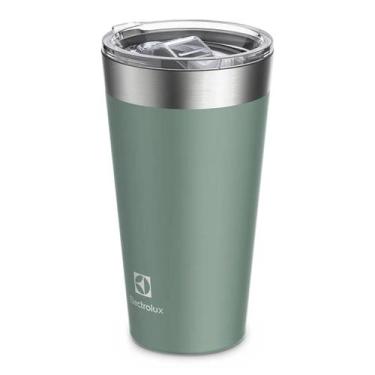 Imagem de Copo Térmico Electrolux 560ml Sense Com Tampa Hermética Inox, Verde
