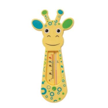 Imagem de Termômetro de Banho Banheira Flutuante Girafinha Azul Sem Mercúrio Bub