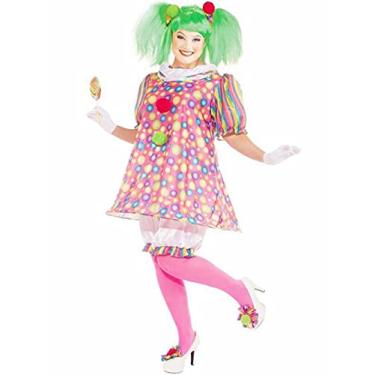 Imagem de Fantasia feminina Forum Novelties Tickles Clown Plus Size, Conforme mostrado., Plus