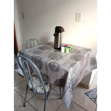 Imagem de Toalha De Mesa Retangular Impermeável Térmica 1,40 X 1,40 - Le Bianco,