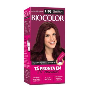 Imagem de Tinta de Cabelo Biocolor Mini Kit Acaju Púrpura 5.59