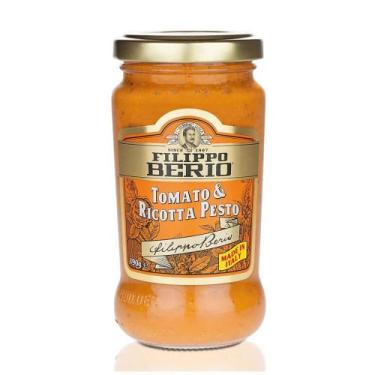 Imagem de Molho Pesto de Tomate com Ricotta Filippo Berio 190g