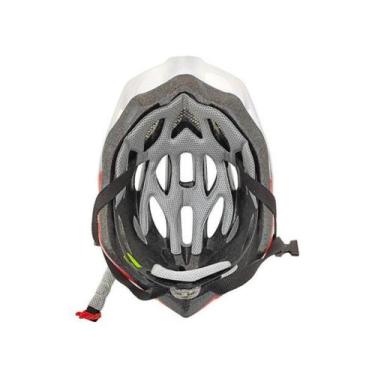 Imagem de Capacete bike ciclismo mtb absolute  wild com led, Branco, Vermelho, G