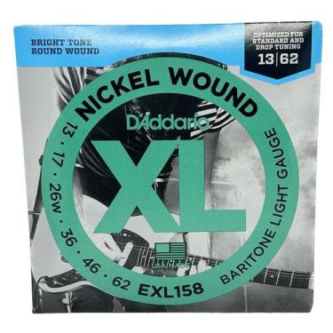 Imagem de Encordoamento 013 p/ Guitarra EXL158 Baritone Light Gauge - D'Addario 