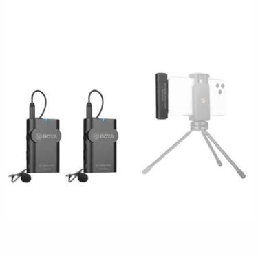 Imagem de Microfone Lapela Sem Fio Duplo Para Iphone Boya By-wm4 Pro K4
