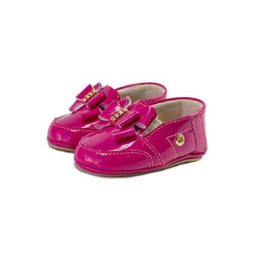 Imagem de Mocassim de bebe menina recem nascido sapatinho infantil criança confo