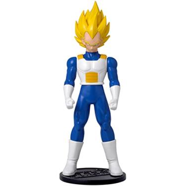 Imagem de BANDAI Dragon Ball Flash Series Super Saiyan Vegeta Action Figure | 4'' Tall Collectible Figure Contains Coin | Dragon Ball Manga and Anime