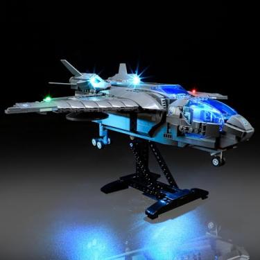 Imagem de Mililier LED Light Kit for Lego 76248 The Avengers Quinjet Set, Compatible with Lego 76248 Building Blocks Model(Not Include Blocks Set)