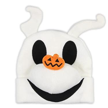 Imagem de Disney The Nightmare Before Christmas Zero The Dog Gorro de punho com personagem 3D, Branco, tamanho �nico