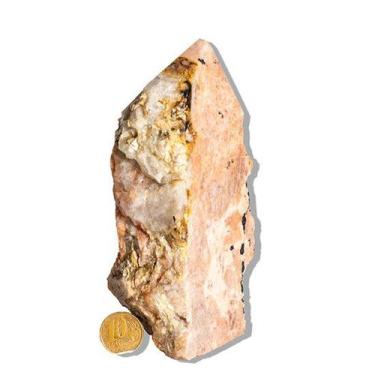 Imagem de Turmalina no Feldspato com Mica Pé e Bico Serrado 550g 14cm - Cristais