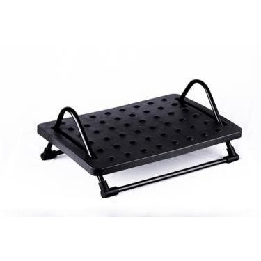 Imagem de Apoio Ergonômico Para Pés Massageador Regulável Preto Confortec