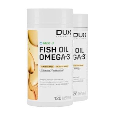 Imagem de Kit 2 Ômega 3 Dux Fish Oil Sem Sabor 120 Cápsulas
