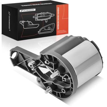 Imagem de A-Premium Maçaneta interna do lado do passageiro traseiro direito compatível com Ford Explorer 2006-2008, Explorer Sport Trac 2007-2008 e Mercury Mountaineer 2006-2008, alavanca cromada, substituição