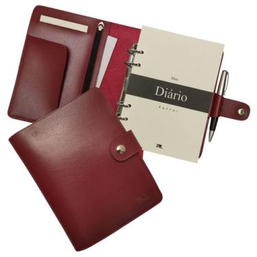 Imagem de Agenda Meu Diário 193-R Raffai Couros, Vermelho