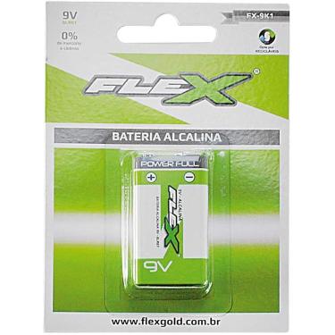 Imagem de Bateria FLEX 9V Alcalina 1 Unidades