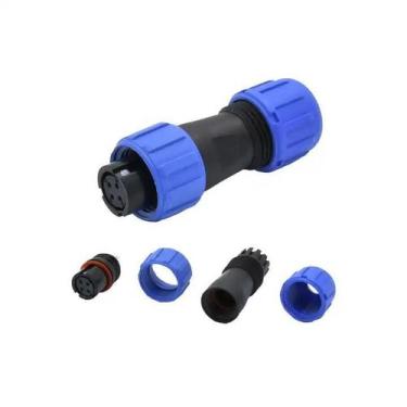 Imagem de Conector Macho+Fêmea IP67/68 SP1110 4 Pinos RG11 5A - ENG Automação