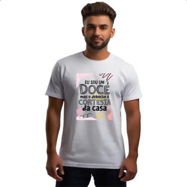 Imagem de Camiseta Unissex Sou doce mas deboche e cortesia - Alearts, G
