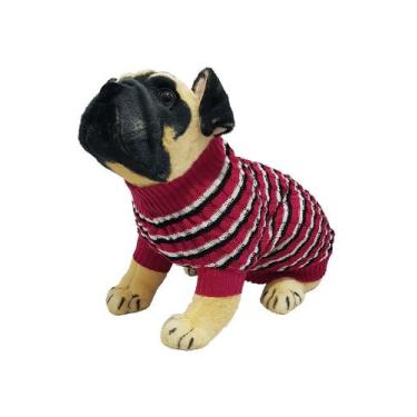 Imagem de Roupinha Pet Katlen Tricot Canetran Listra, Pink, PPP