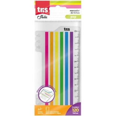 Imagem de Marcador De Linhas Neon Holic Pop - 120 Folhas - Tris