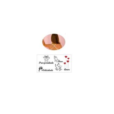 Imagem de Tatuagem temporária moda réveillon frases ano novo virada - 3Istore