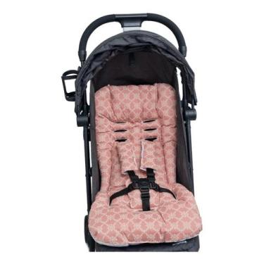 Imagem de Almofada Para Carrinho de Bebê Universal  - IMPERIAL ROSE - CLICK TUDO